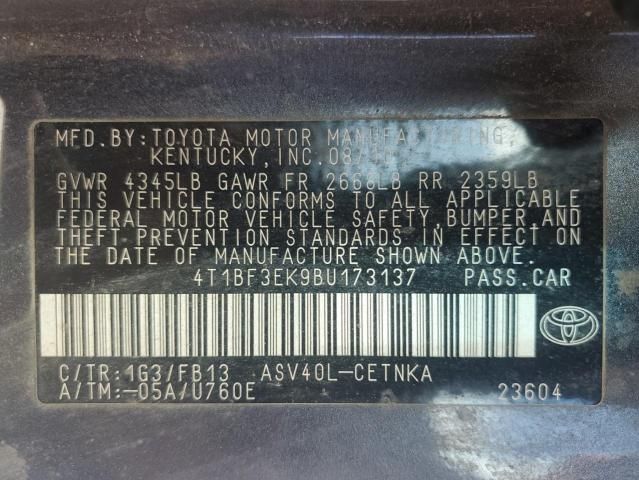 2011 Toyota Camry Base