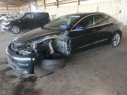 Tesla salvage cars for sale: 2020 Tesla Model 3