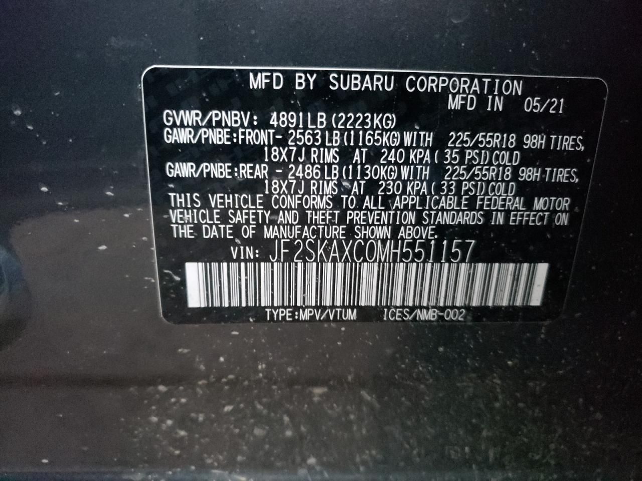 2021 Subaru Forester Touring