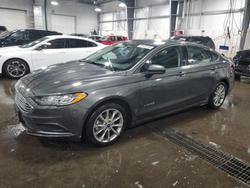 Ford salvage cars for sale: 2017 Ford Fusion se Hybrid