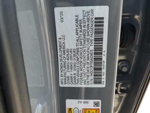 2025 Honda Accord Hybrid Sport-l