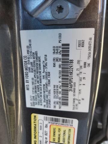 2017 Ford Fusion SE Phev