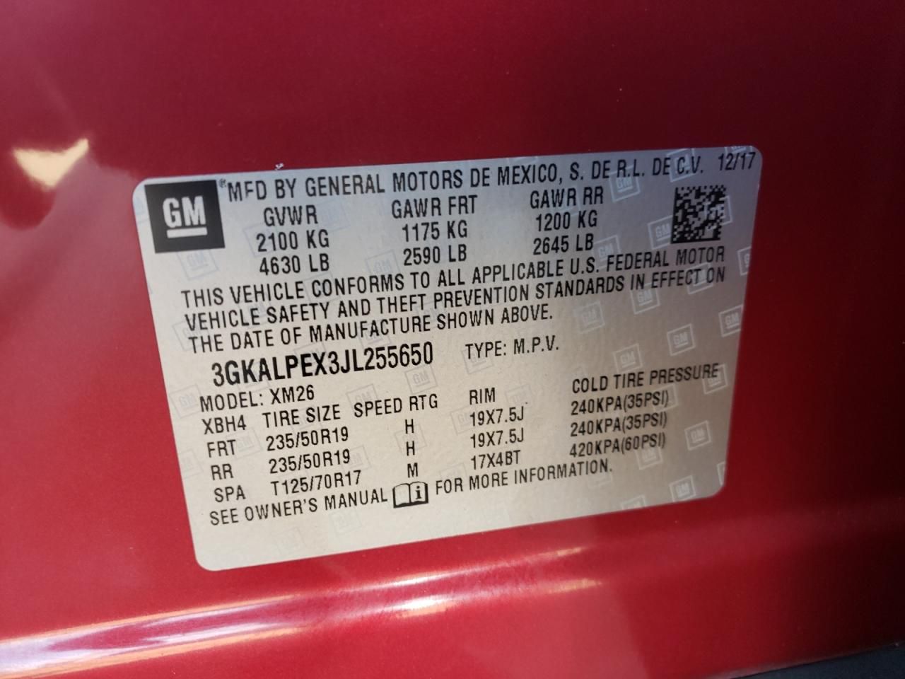 2018 GMC Terrain slt