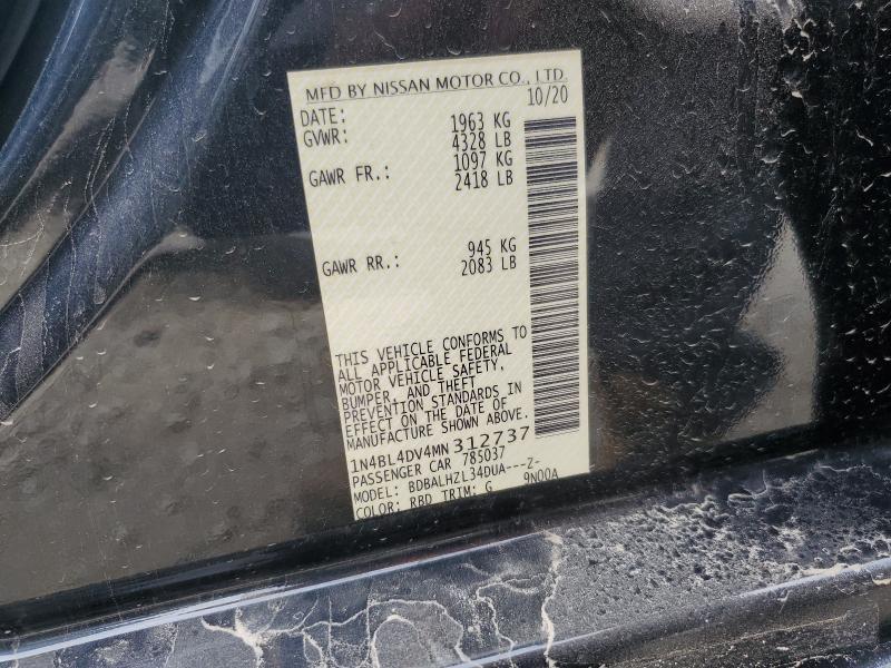 2021 Nissan Altima 2.5 sv