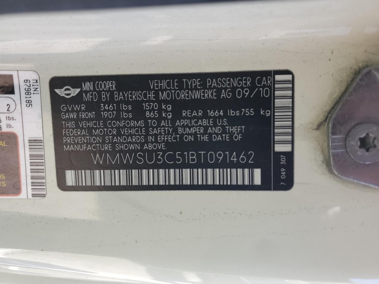 2011 Mini Cooper