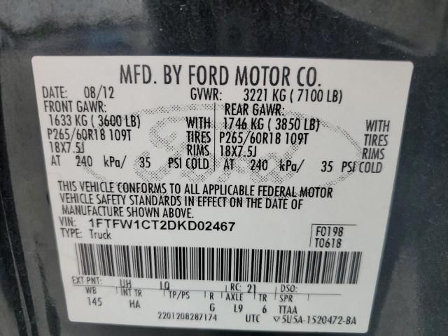 2013 Ford F150 Supercrew