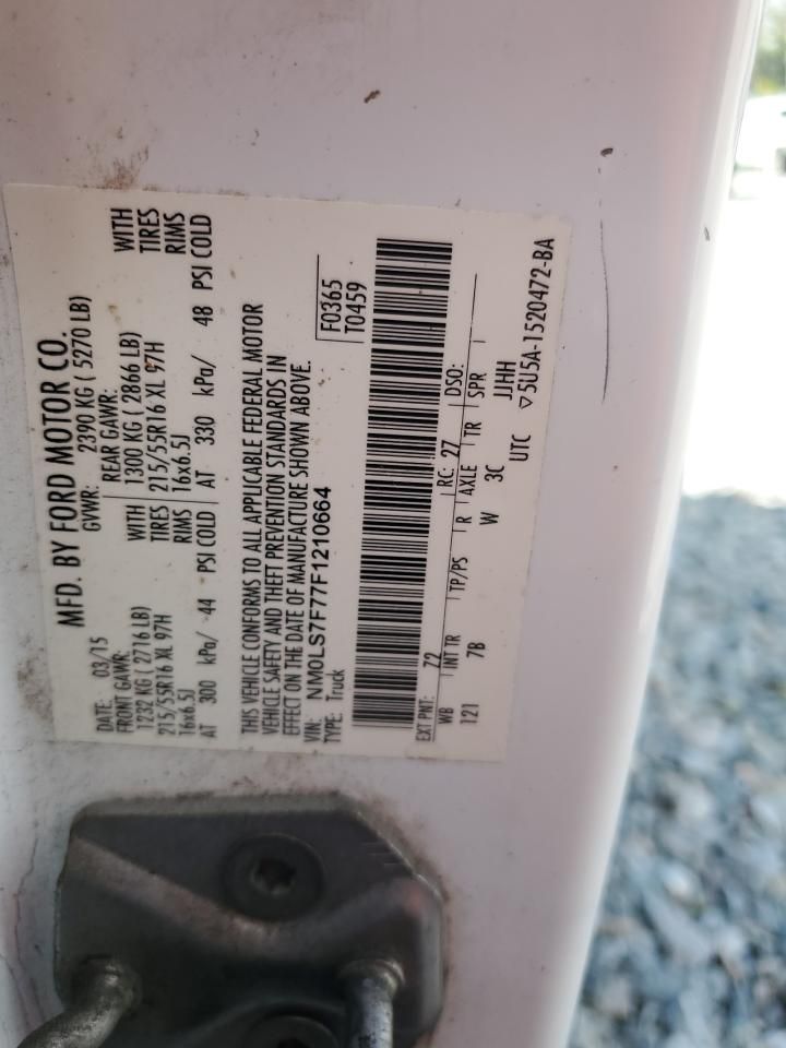 2015 Ford Transit Connect XLT