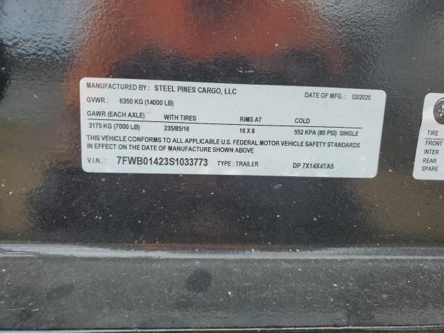 2025 High Country DP 7X14X4TA5 Dump Trailer
