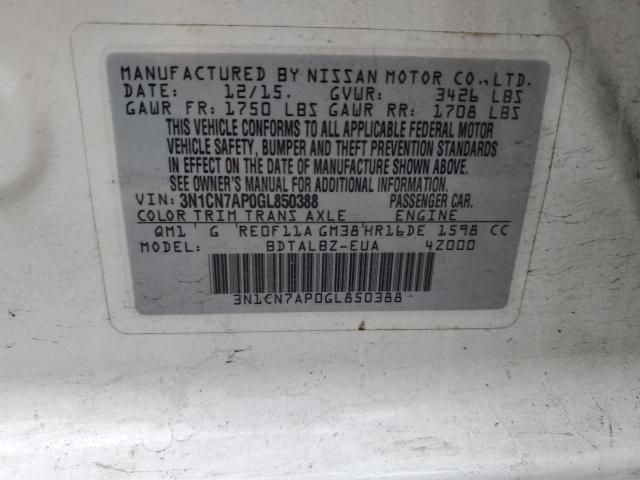 2016 Nissan Versa S