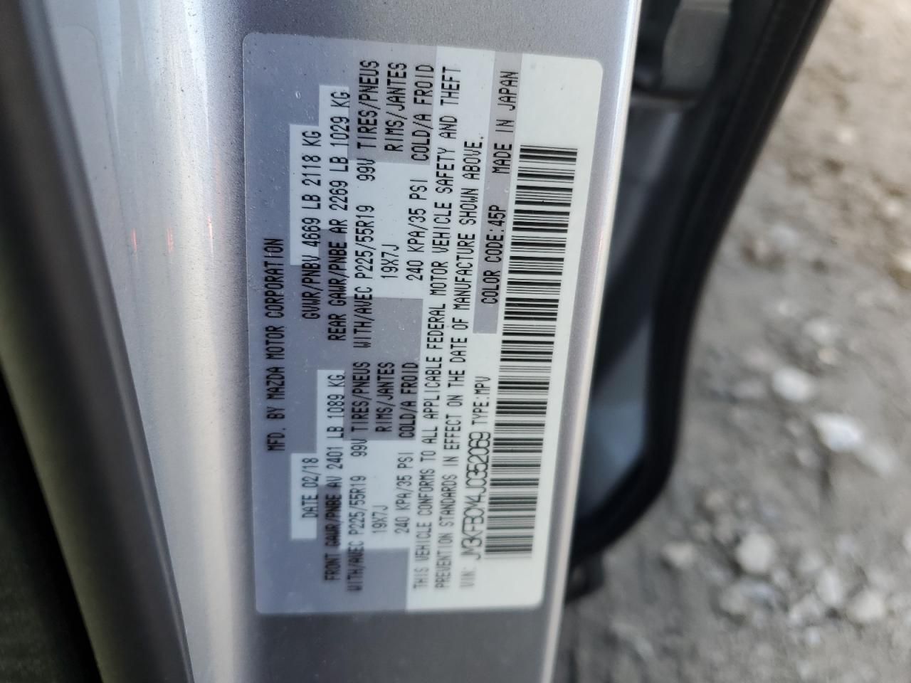 2018 Mazda Cx-5 Touring