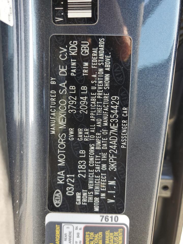 2021 KIA Forte fe