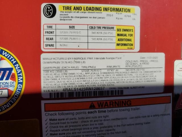 2024 Interstate 2024 Inter State ILR0714TA2 Enclosed Cargo Trailer