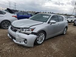 Salvage cars for sale from Copart Elgin, IL: 2012 Lexus Ct 200