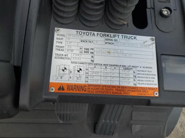 2016 Toyota 8FGCU20