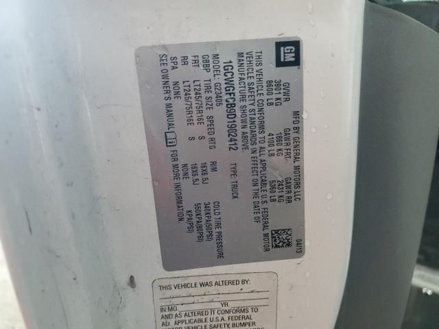 2013 Chevrolet Express G2500