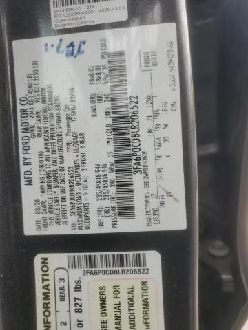 2020 Ford Fusion sel