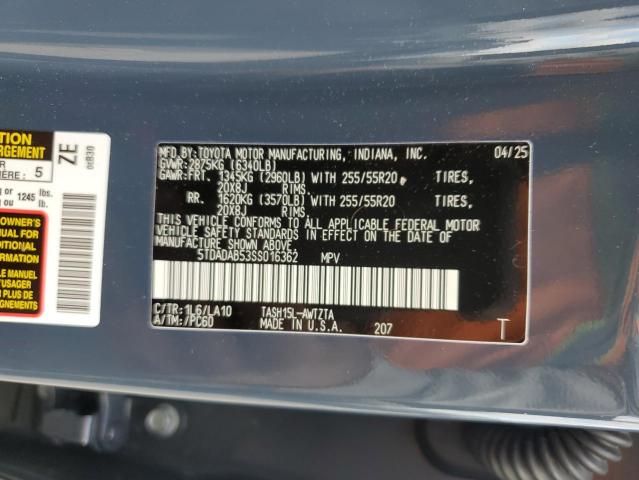 2025 Toyota Grand Highlander Limited