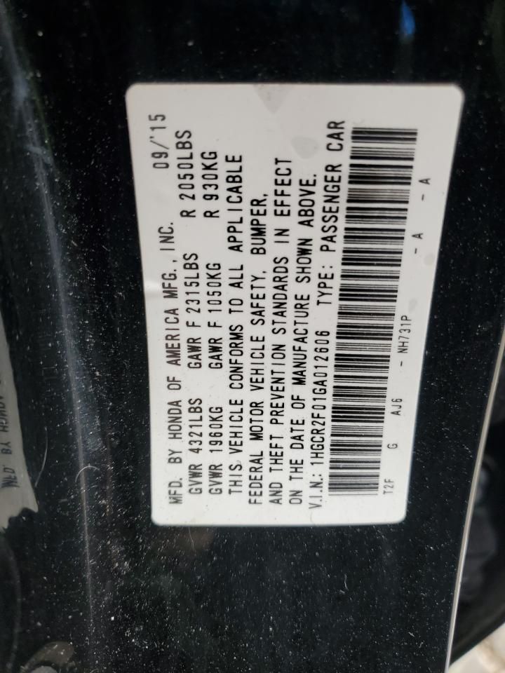 2016 Honda Accord ex