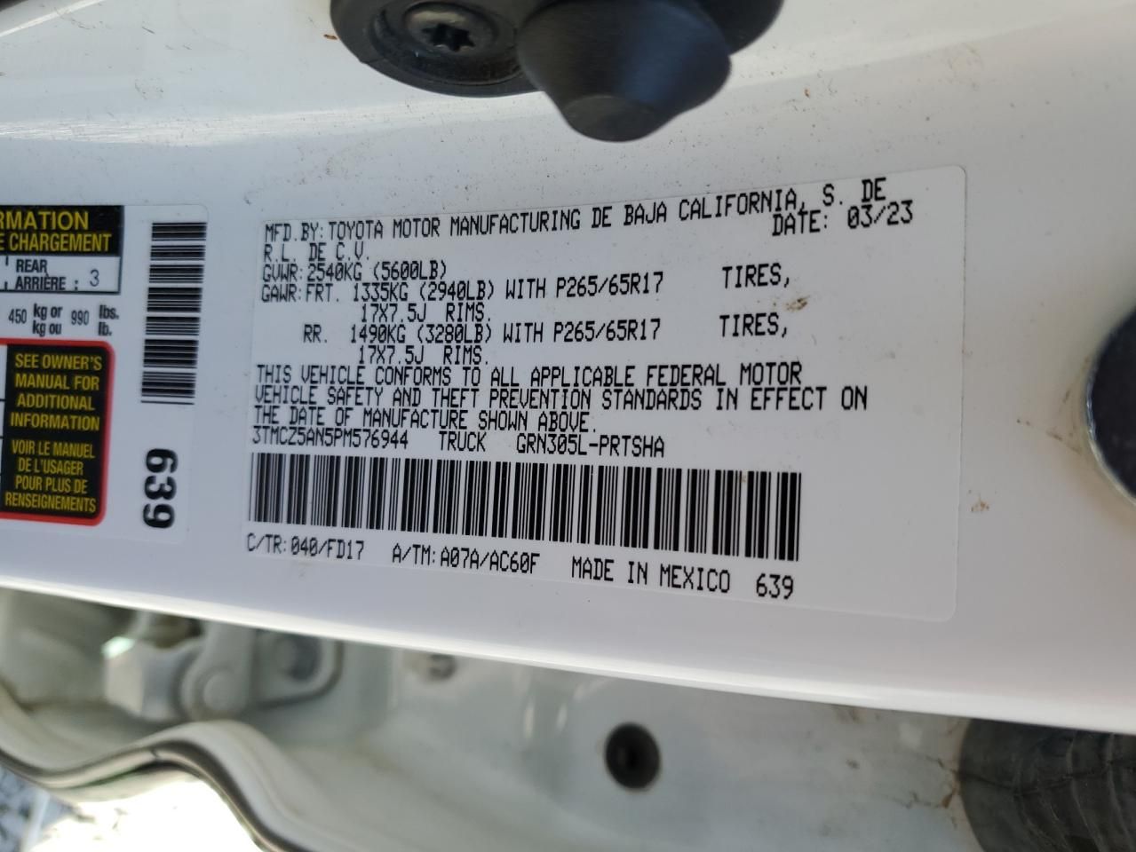 2023 Toyota Tacoma Double cab