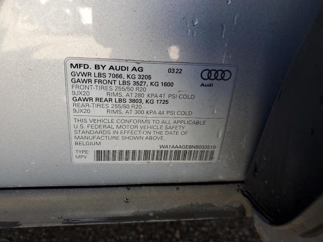 2022 Audi E-tron Premium