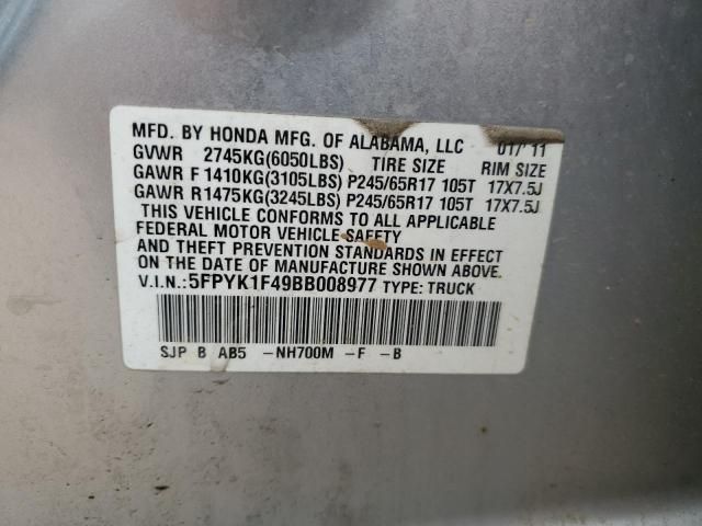 2011 Honda Ridgeline RTS