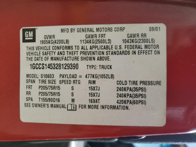 2002 Chevrolet S Truck S10