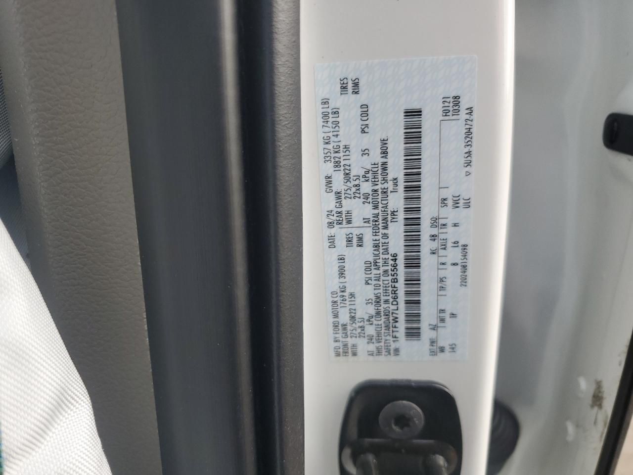 2024 Ford F150 Platinum