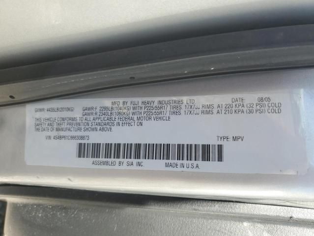2006 Subaru Legacy Outback 2.5I