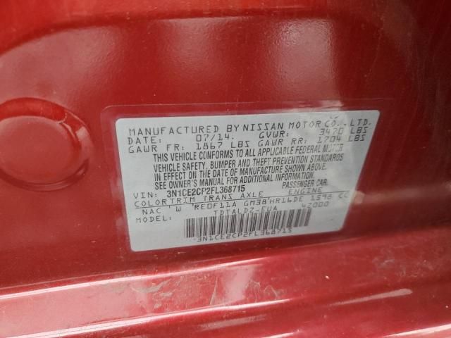 2015 Nissan Versa Note S