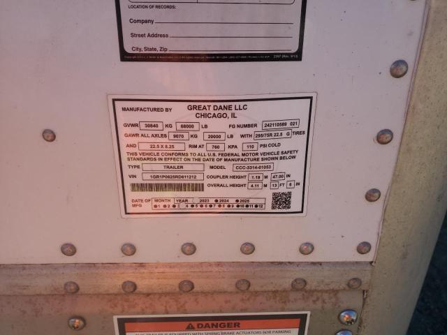 2024 Great Dane CCC-3314-01053 DRY Van Trailer