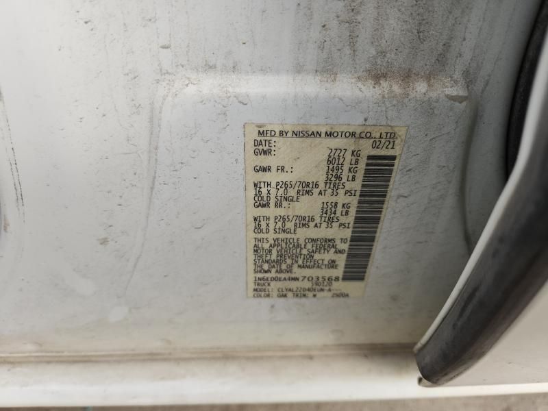 2021 Nissan Frontier s