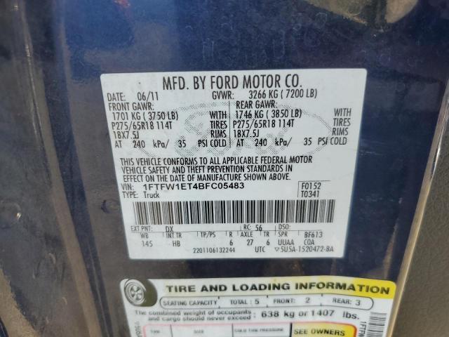 2011 Ford F150 Supercrew