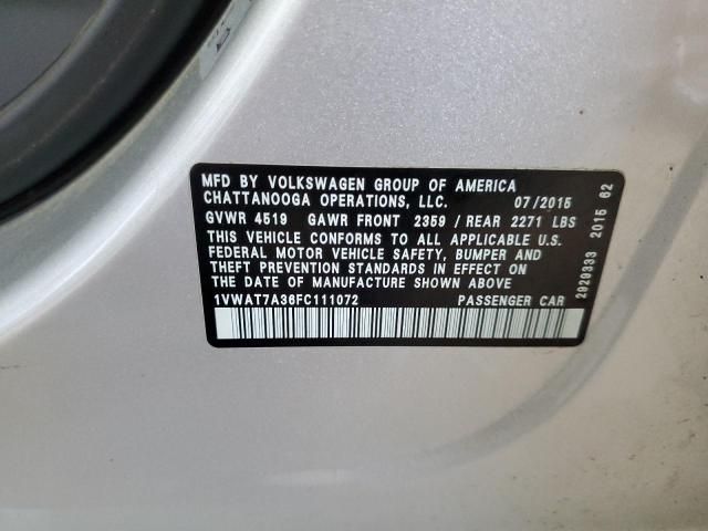 2015 Volkswagen Passat S