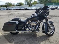 Salvage motorcycles for sale at Fort Wayne, IN auction: 2012 Harley-Davidson Flhx Street Glide