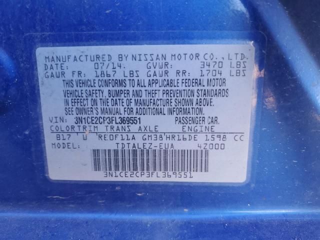 2015 Nissan Versa Note s