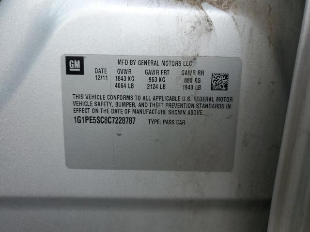 2012 Chevrolet Cruze lt