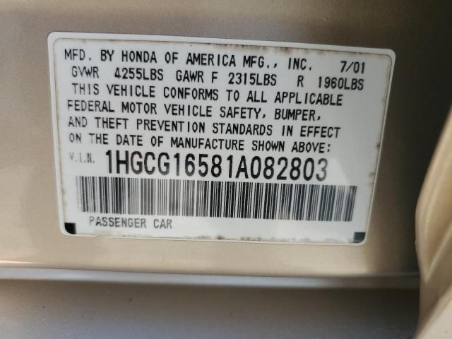 2001 Honda Accord EX