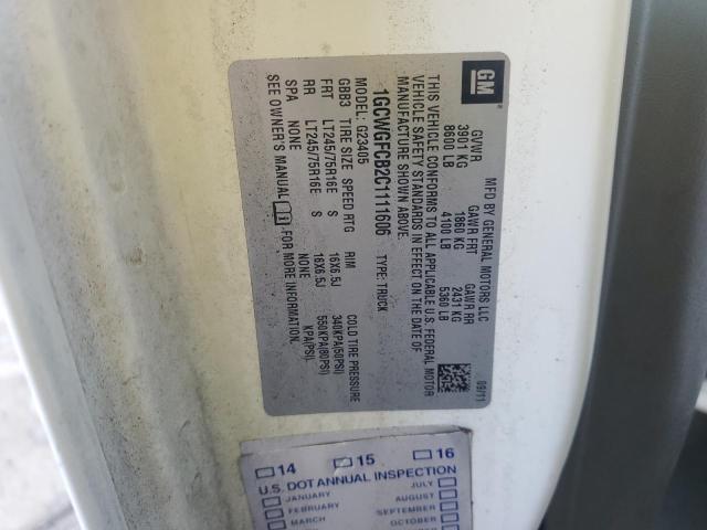 2012 Chevrolet Express G2500