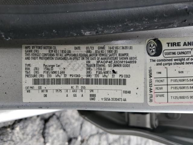 2013 Ford Fiesta SE