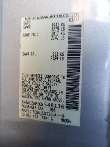 2012 Nissan Altima Base