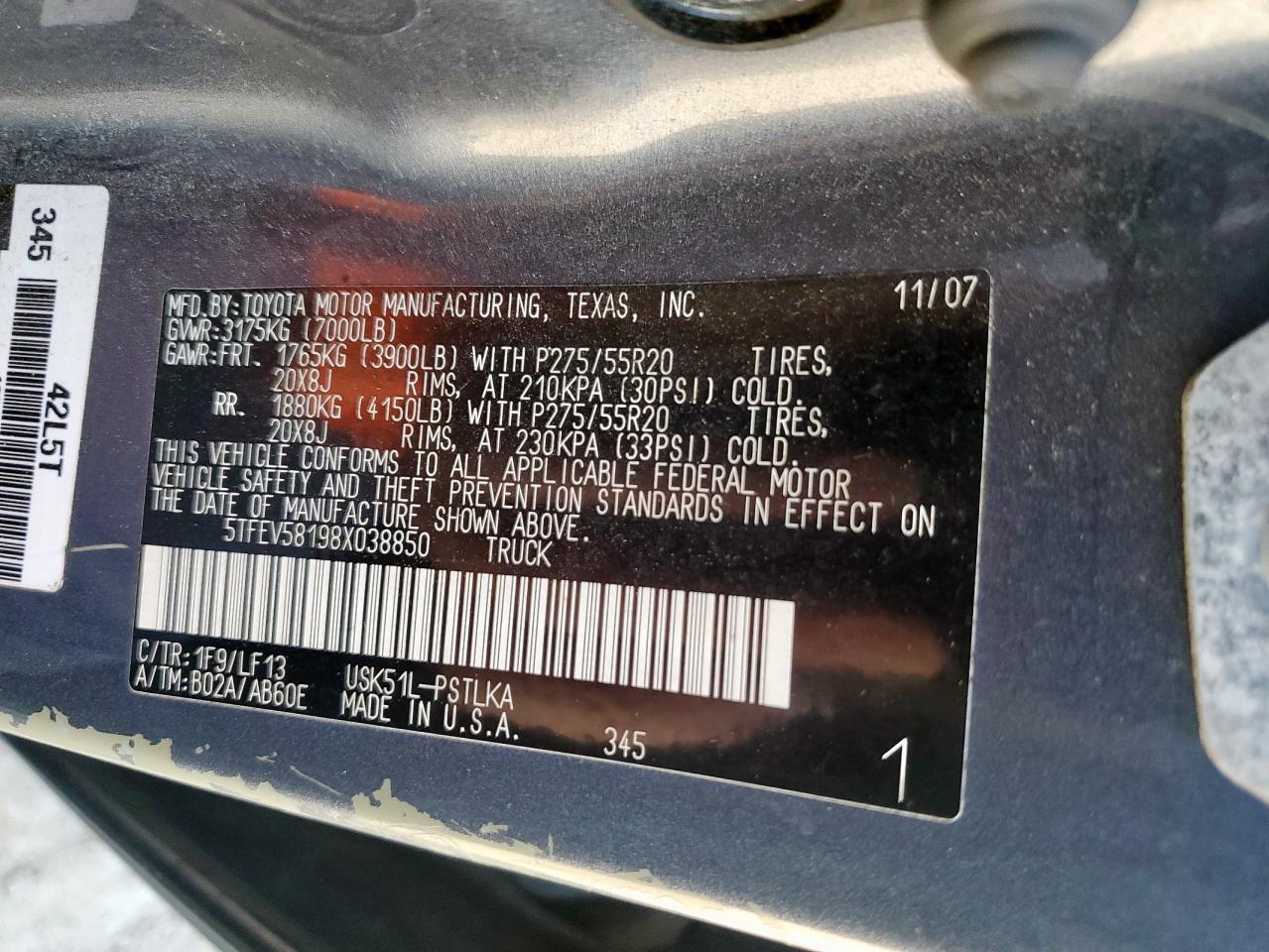 2008 Toyota Tundra Crewmax Limited
