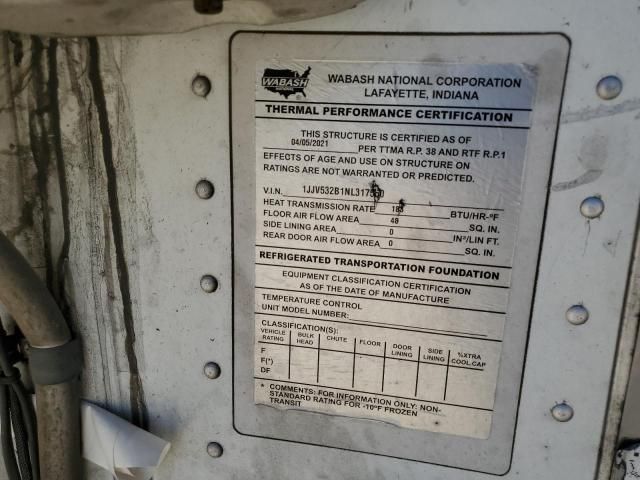 2022 Wabash Rfalhsa Refrigerated van Trailer