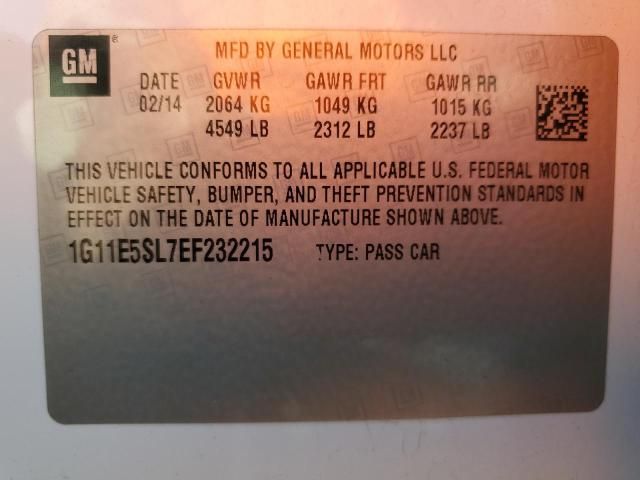 2014 Chevrolet Malibu 2LT