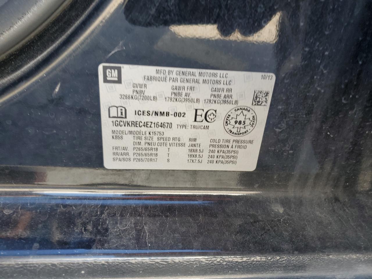 2014 Chevrolet Silverado K1500 LT