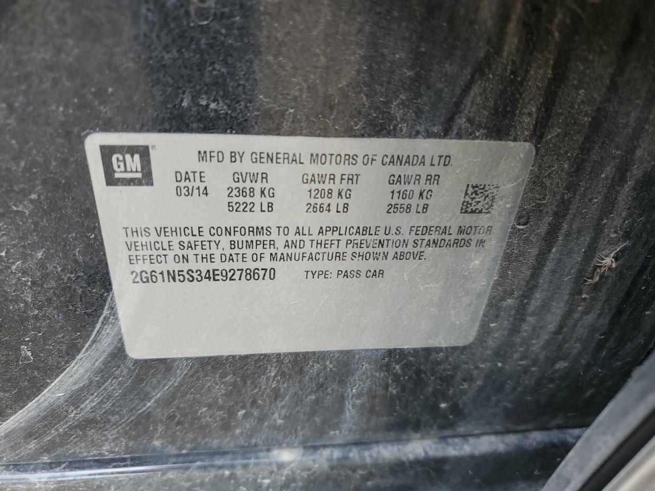 2014 Cadillac Xts Luxury Collection