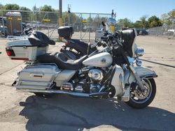 Salvage motorcycles for sale at Chalfont, PA auction: 2002 Harley-Davidson Flhtcui