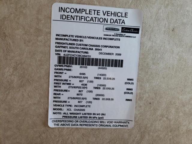2009 Fouw 2009 Freightliner Chassis X Line Motor Home