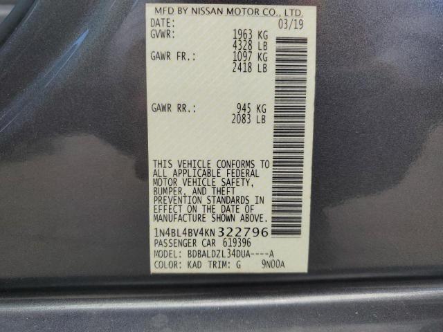 2019 Nissan Altima s