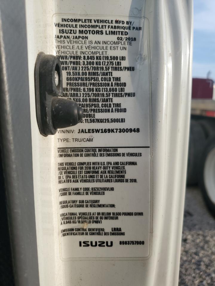 2019 Isuzu NRR BOX Truck