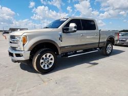 Salvage trucks for sale at Grand Prairie, TX auction: 2017 Ford F250 Super Duty